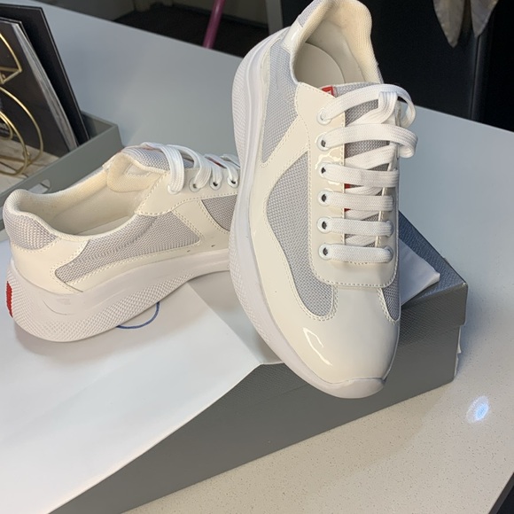 Prada America’s Cup biker fabric sneakers - Picture 3 of 5